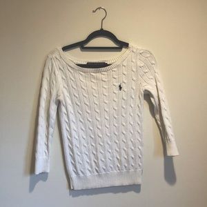 White Ralph Lauren sweater